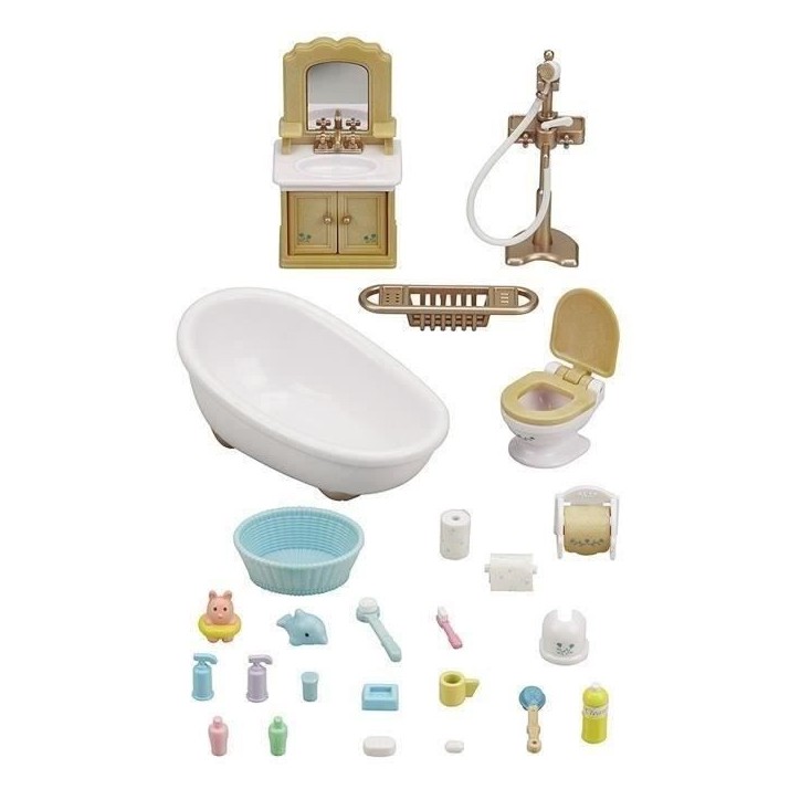 SYLVANIAN FAMILIES - 5286 - Le set salle de bain - Le village SYLVANIAN FAMILIES - 5286 - Le set salle de bain - Le village