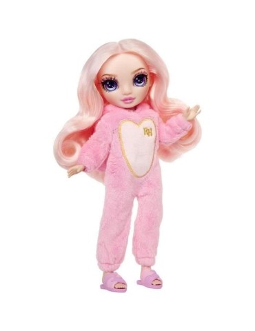 Junior High Pyjama Party - Poupée mannequin articulée 22cm - Bella (rose) - Nombreux accessoires - a partir de 4 ans