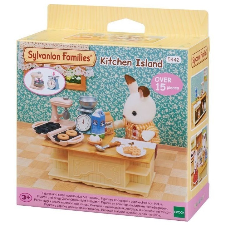 SYLVANIAN FAMILIES - Le meuble de cuisine et accessoires - Blanc - Chine - 3 ans et plus SYLVANIAN FAMILIES - Le meuble de cuisine et accessoires - Blanc - Chine - 3 ans et plus