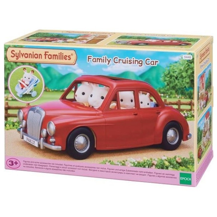 Voiture rouge cabriolet 5 places - SYLVANIAN FAMILIES - pour poupées de 3 ans et plus Voiture rouge cabriolet 5 places - SYLVANIAN FAMILIES - pour poupées de 3 ans et plus