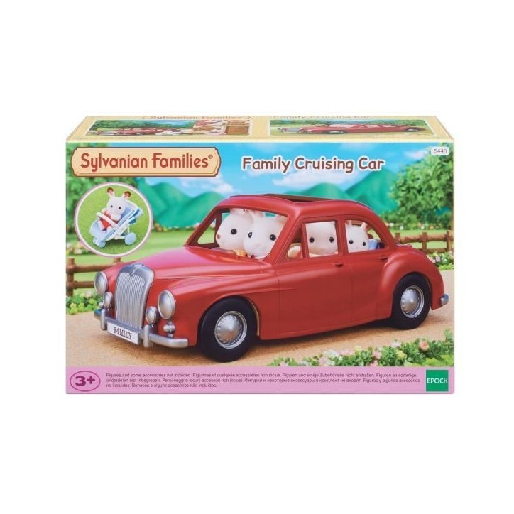 Voiture rouge cabriolet 5 places - SYLVANIAN FAMILIES - pour poupées de 3 ans et plus Voiture rouge cabriolet 5 places - SYLVANIAN FAMILIES - pour poupées de 3 ans et plus