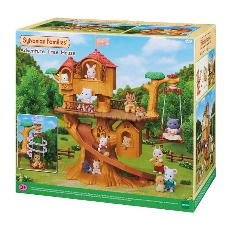 SYLVANIAN FAMILIES - Cabane dans les arbres - Vacances - Balançoire e SYLVANIAN FAMILIES - Cabane dans les arbres - Vacances - Balançoire e