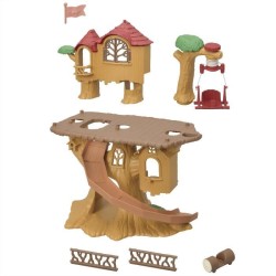 SYLVANIAN FAMILIES - Cabane dans les arbres - Vacances - Balançoire e