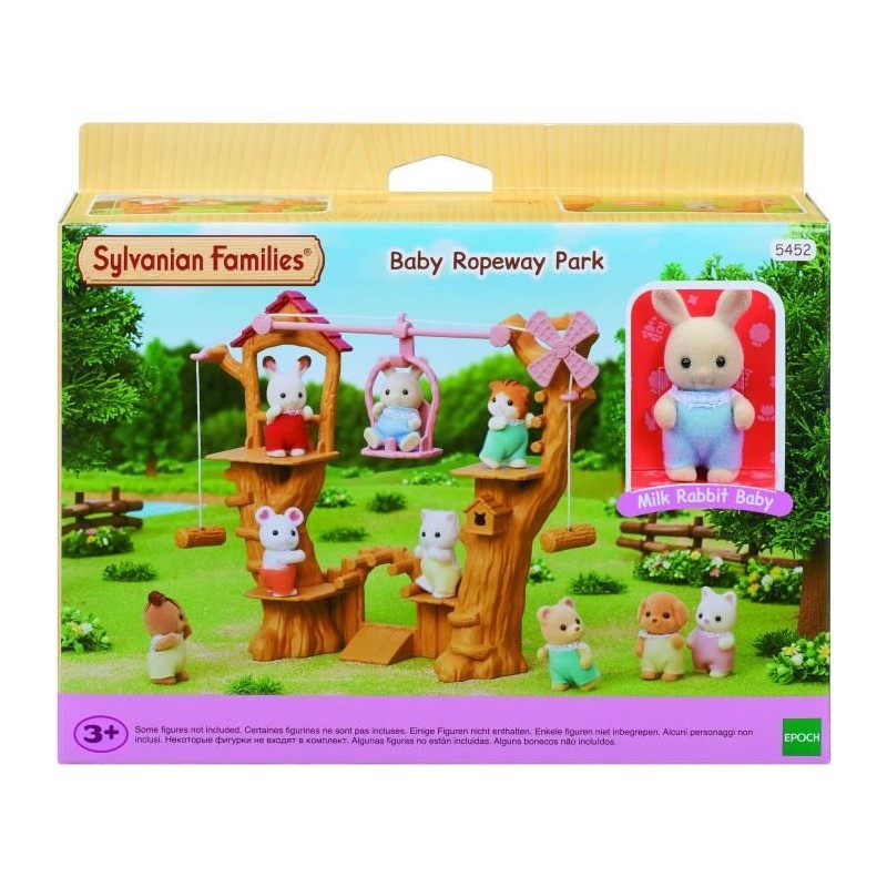 Figurine miniature - SYLVANIAN FAMILIES - La tyrolienne des bébés - Figurine miniature - SYLVANIAN FAMILIES - La tyrolienne des bébés -