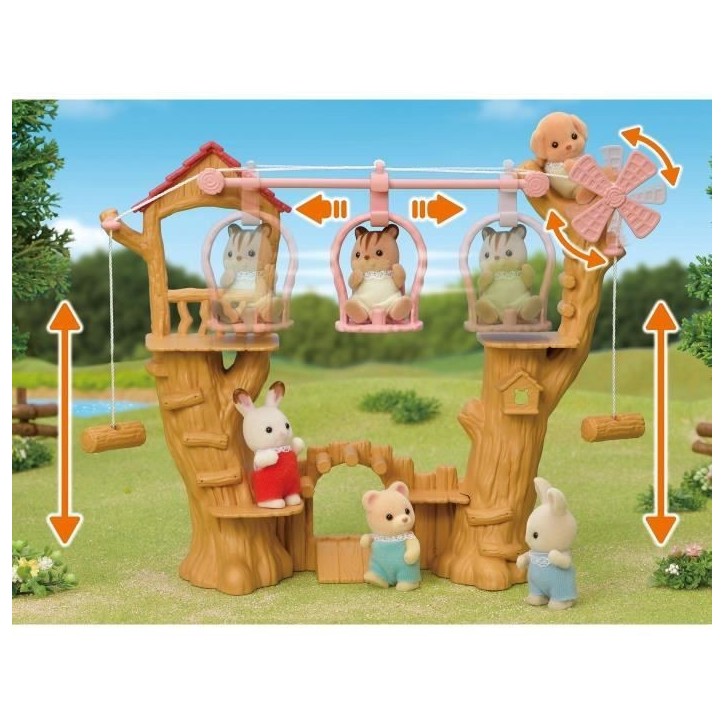 Figurine miniature - SYLVANIAN FAMILIES - La tyrolienne des bébés - Henry le bébé lapin creme - Multicolore Figurine miniature - SYLVANIAN FAMILIES - La tyrolienne des bébés - Henry le bébé lapin creme - Multicolore