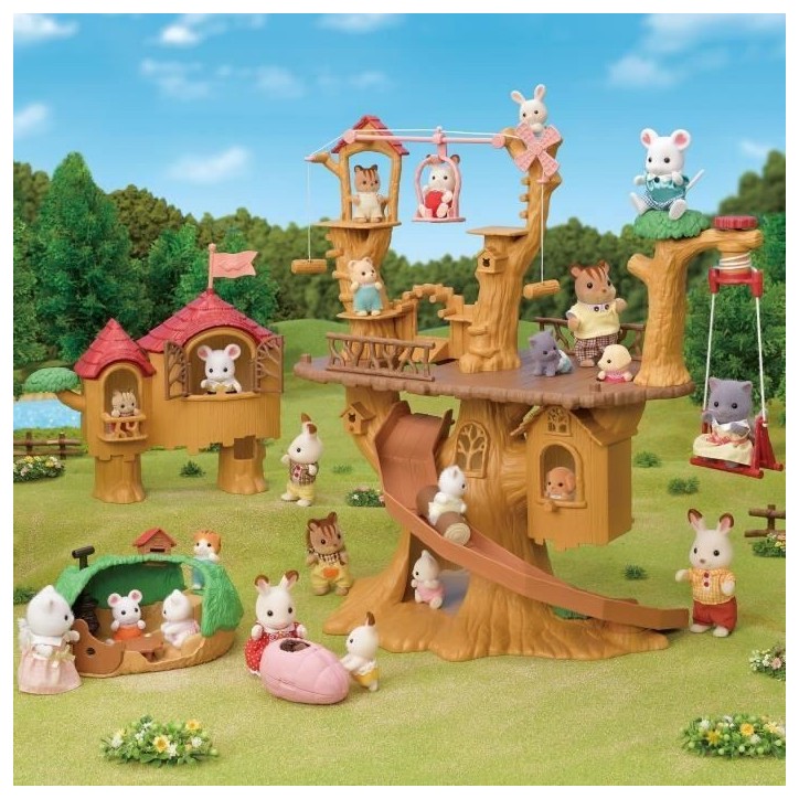 Figurine miniature - SYLVANIAN FAMILIES - La tyrolienne des bébés - Henry le bébé lapin creme - Multicolore Figurine miniature - SYLVANIAN FAMILIES - La tyrolienne des bébés - Henry le bébé lapin creme - Multicolore