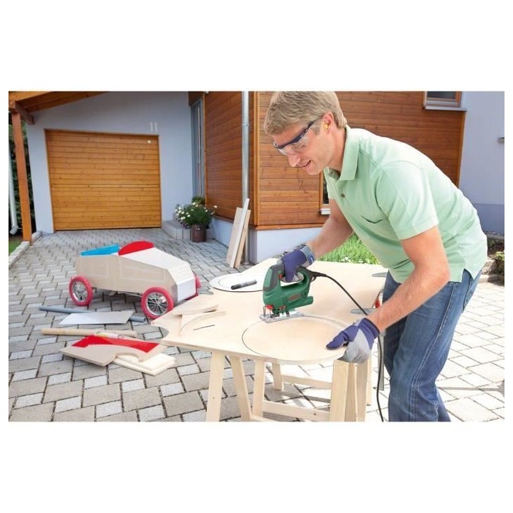 Scie sauteuse filaire BOSCH PST 650 CT 500W - Vert - PST 650 CT - Scie sauteuse - Electrique - Bois - 65 mm Scie sauteuse filaire BOSCH PST 650 CT 500W - Vert - PST 650 CT - Scie sauteuse - Electrique - Bois - 65 mm