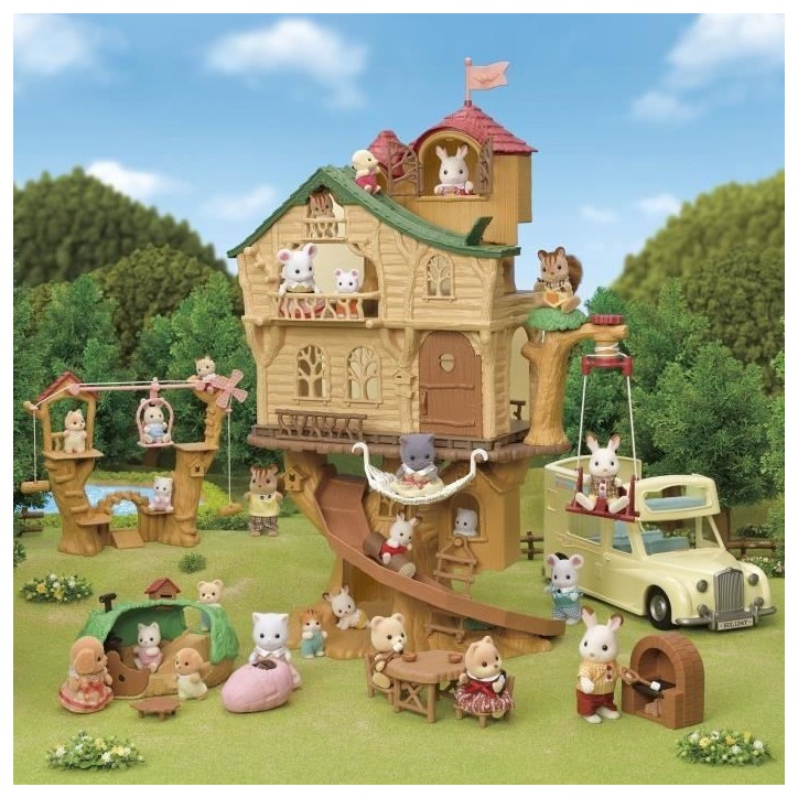 Figurine miniature - SYLVANIAN FAMILIES - La tyrolienne des bébés - Henry le bébé lapin creme - Multicolore Figurine miniature - SYLVANIAN FAMILIES - La tyrolienne des bébés - Henry le bébé lapin creme - Multicolore