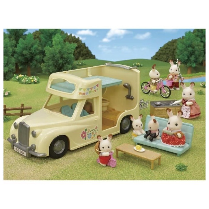 SYLVANIAN FAMILIES - 5454 - Le camping car - Les vacances SYLVANIAN FAMILIES - 5454 - Le camping car - Les vacances