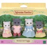 SYLVANIAN FAMILIES - Famille chat persan - 4 personnages articulés et