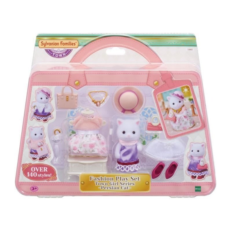 SYLVANIAN FAMILIES - 5461 - La valisette de mode et grande soeur chat SYLVANIAN FAMILIES - 5461 - La valisette de mode et grande soeur chat