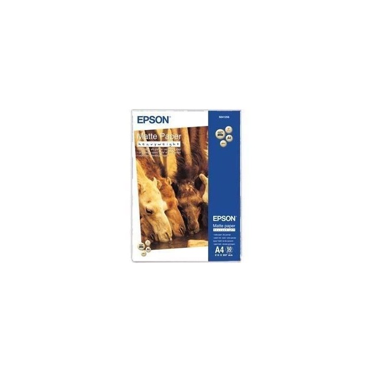 Papier photo mat EPSON S041256 - 167g/m2 - A4 - 50 feuilles
