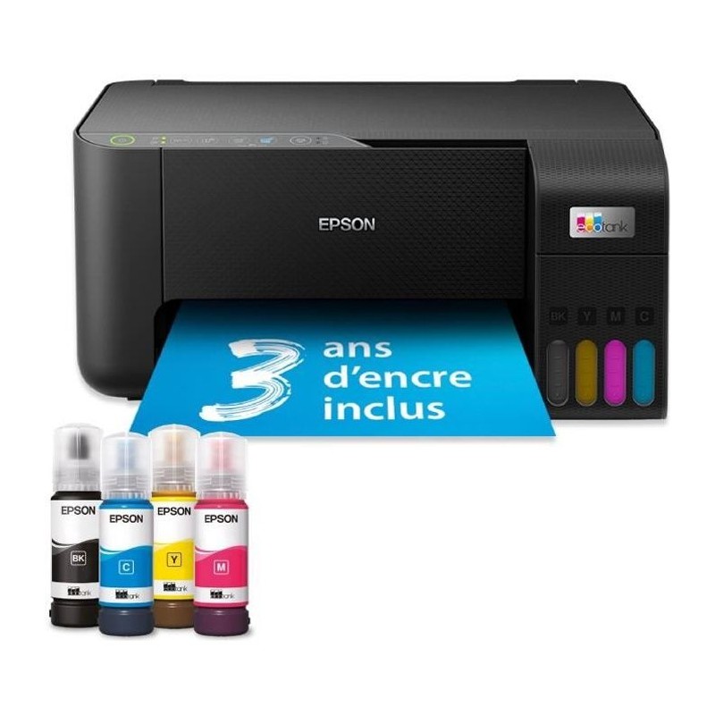 Imprimante multifonction A4 - EPSON - Ecotank ET-2860 - Wi-Fi - Equip Imprimante multifonction A4 - EPSON - Ecotank ET-2860 - Wi-Fi - Equip