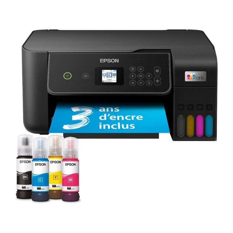 Imprimante multifonction A4 - EPSON - Ecotank ET-2870 - Wi-Fi - Réser