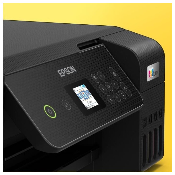 Imprimante multifonction A4 - EPSON - Ecotank ET-2870 - Wi-Fi - Réservoirs d'encre - 3 ans d'encre inclus Imprimante multifonction A4 - EPSON - Ecotank ET-2870 - Wi-Fi - Réservoirs d'encre - 3 ans d'encre inclus