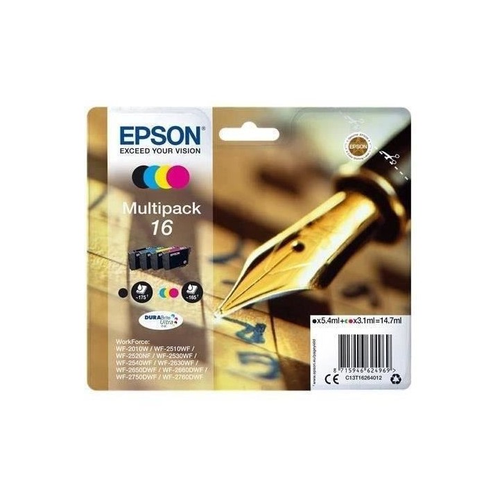 Cartouche d'encre Epson PACK PLUME 4CL Cartouche d'encre Epson PACK PLUME 4CL