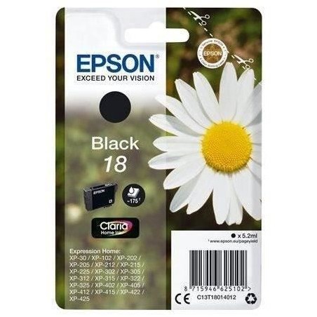 EPSON Cartouche d'encre T1801 Noir - Pâquerette (C13T18014012)