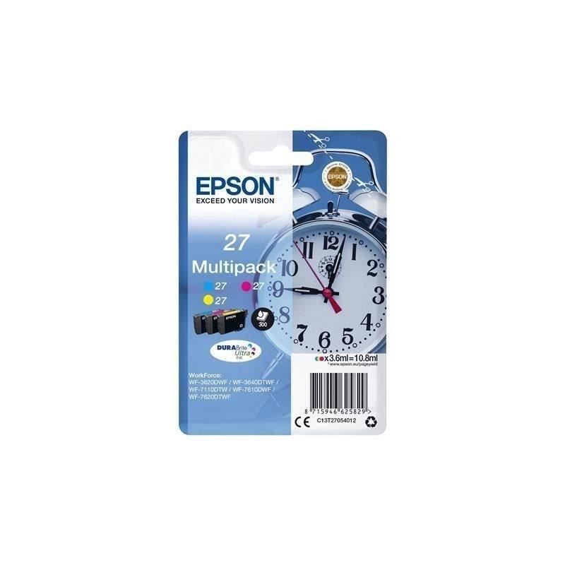 Cartouche d'encre EPSON Multipack T2705 - Cyan, Magenta, Jaune - DURAB Cartouche d'encre EPSON Multipack T2705 - Cyan, Magenta, Jaune - DURAB