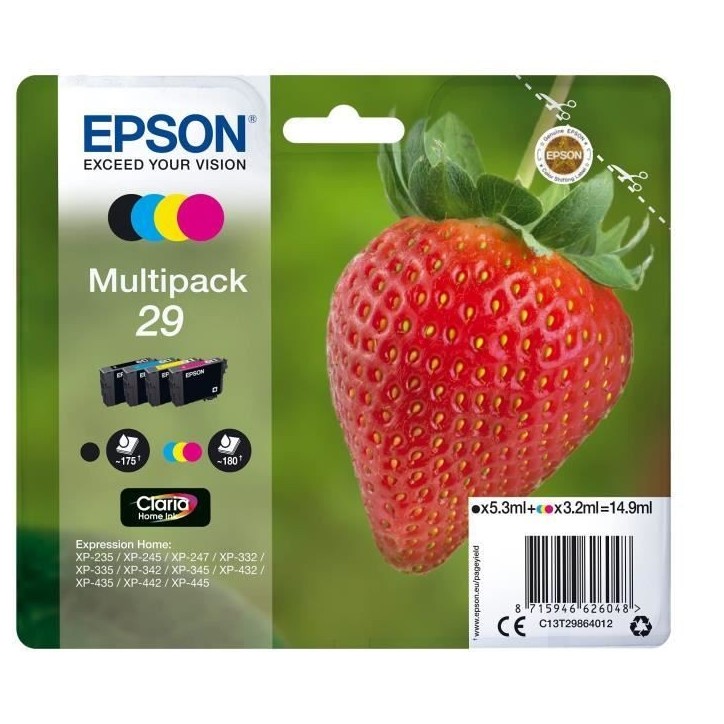 Cartouche d'encre Epson PACK FRAISE 4CL