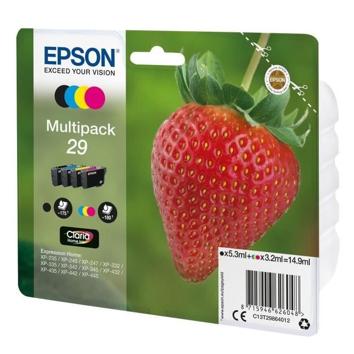 Cartouche d'encre Epson PACK FRAISE 4CL