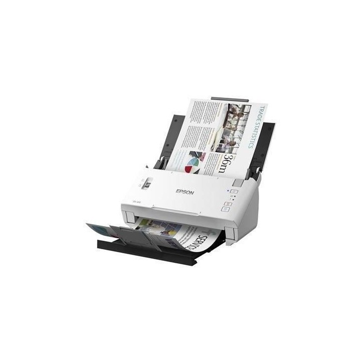 Scanner défilement innovant - EPSON - WorkForce DS-410 - USB 2.0 - 26pages/min Scanner défilement innovant - EPSON - WorkForce DS-410 - USB 2.0 - 26pages/min