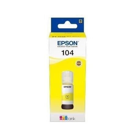 Cartouche d'encre Epson ECOTANK 104 JAUNE