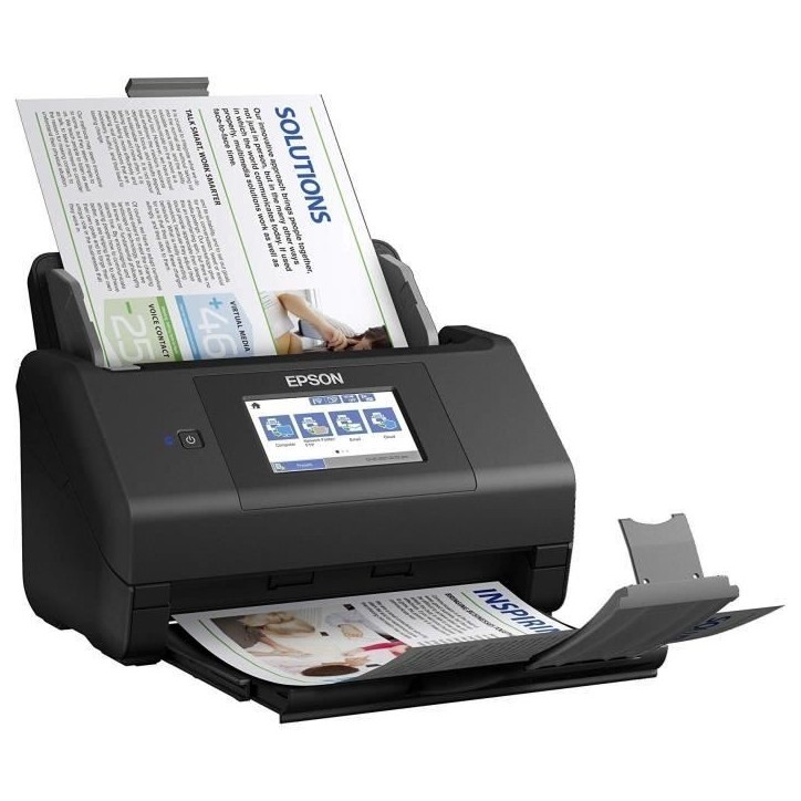 Scanner de documents de bureau EPSON ES-580W - Recto-verso automatique - 600 Dpi - Wi-Fi Direct Scanner de documents de bureau EPSON ES-580W - Recto-verso automatique - 600 Dpi - Wi-Fi Direct