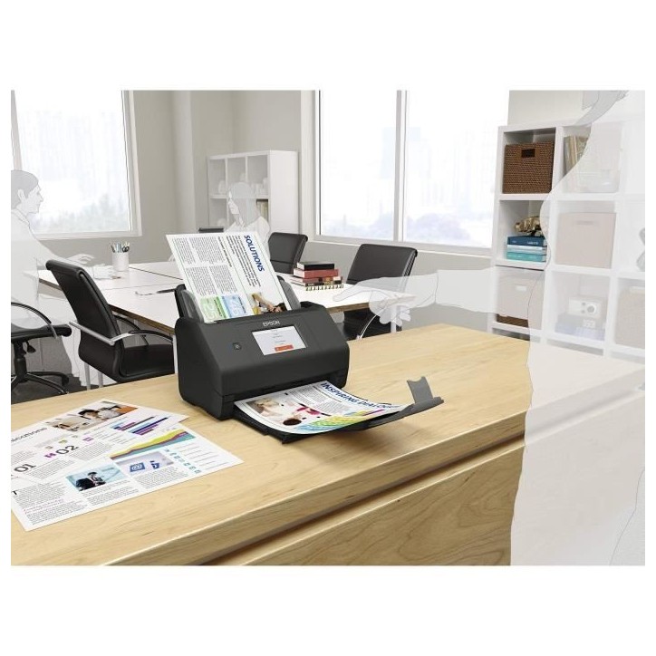 Scanner de documents de bureau EPSON ES-580W - Recto-verso automatique - 600 Dpi - Wi-Fi Direct Scanner de documents de bureau EPSON ES-580W - Recto-verso automatique - 600 Dpi - Wi-Fi Direct