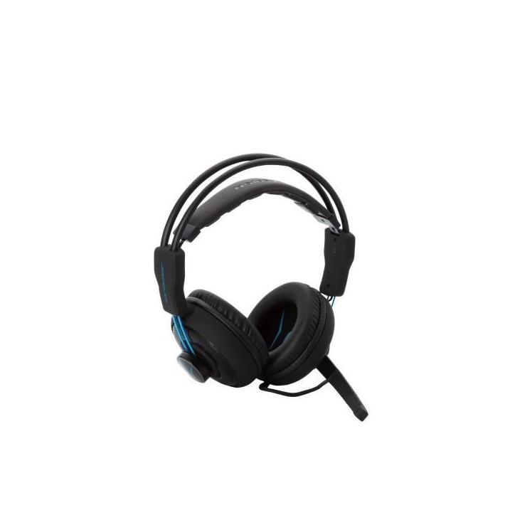 Casque gamer - Filaire - ERAZER - MD 88640 Gaming Headset - PC ou console - Noir / Bleu Casque gamer - Filaire - ERAZER - MD 88640 Gaming Headset - PC ou console - Noir / Bleu