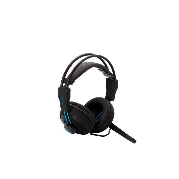 Casque gamer - Filaire - ERAZER - MD 88640 Gaming Headset - PC ou console - Noir / Bleu Casque gamer - Filaire - ERAZER - MD 88640 Gaming Headset - PC ou console - Noir / Bleu