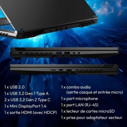 PC Portable Gamer ERAZER Defender P50i MD62643 - Windows 11 - 17,3 FHD