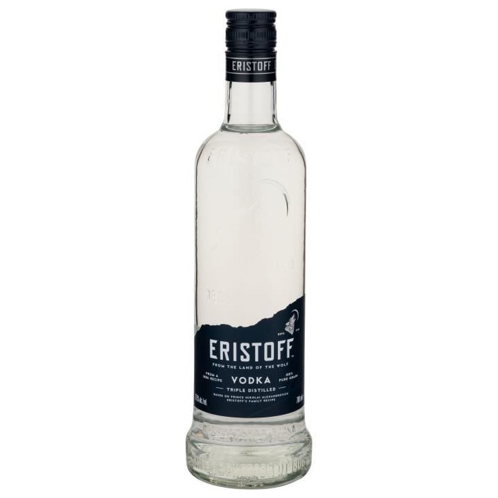 Vodka Eristoff Original - Vodka premium - 37,5%vol - 70cl