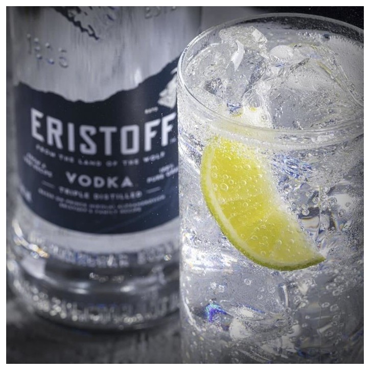 Vodka Eristoff Original - Vodka premium - 37,5%vol - 70cl