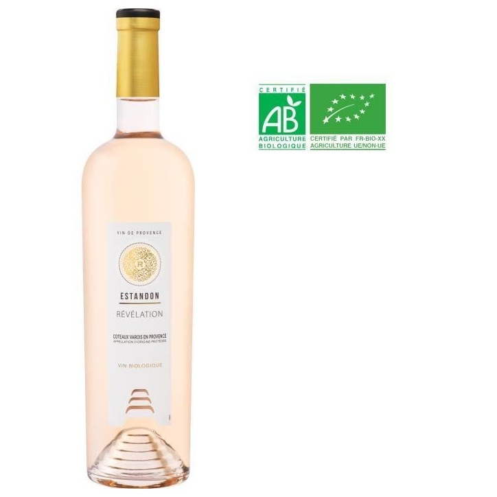 Estandon Révélation Bio - Coteaux Varois en Provence - Vin rosé de Provence 2024 Estandon Révélation Bio - Coteaux Varois en Provence - Vin rosé de Provence 2024