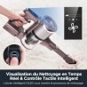 Aspirateur Balai sans fil pliable - EUREKA AK10 Pro - 29 000 Pa - 450