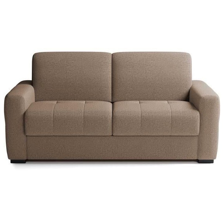 Canapé convertible express - 3 places - EUREKA - Tissu como 5 Antelope - 200 x 102 x 95 cm Canapé convertible express - 3 places - EUREKA - Tissu como 5 Antelope - 200 x 102 x 95 cm