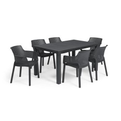 Lot de 6 fauteuils de jardin - Allibert by KETER - EVA - En résine -
