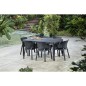 Lot de 6 fauteuils de jardin - Allibert by KETER - EVA - En résine - Coloris : gris graphite