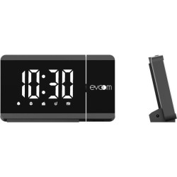 Réveil projecteur - EVOOM - EV304571 - Noir - Radio réveil FM - Proj