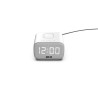 Réveil chargeur enceinte - EVOOM - EV304601 - Blanc avec chargeur san