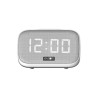 Réveil chargeur enceinte - EVOOM - EV304601 - Blanc avec chargeur san