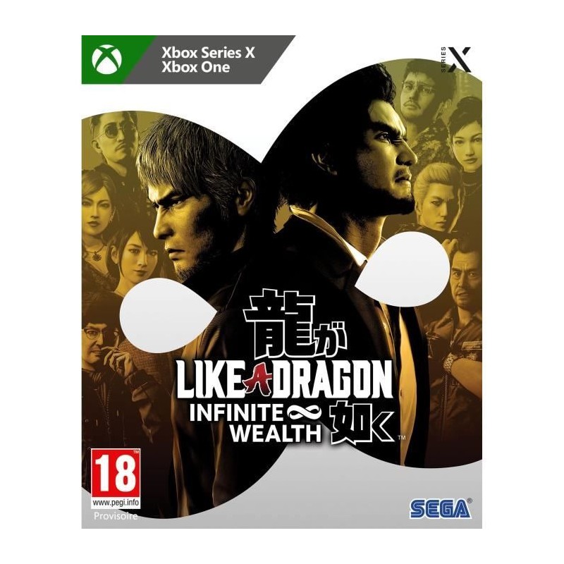 Like A Dragon Infinite Wealth - Jeu Xbox Series X et Xbox One Like A Dragon Infinite Wealth - Jeu Xbox Series X et Xbox One