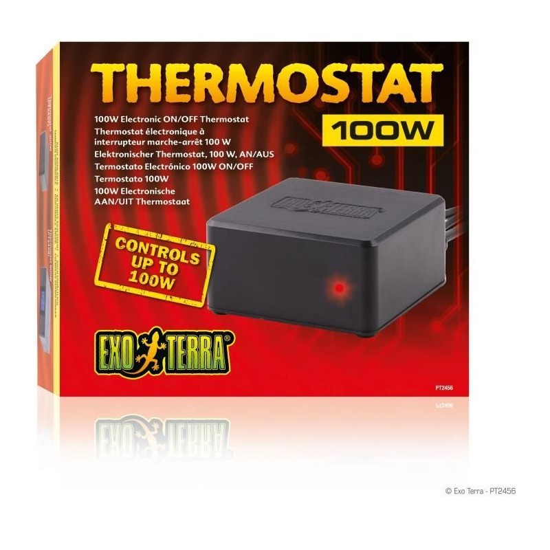 Thermostat électronique pour terrarium - EXO TERRA - Interrupteur mar Thermostat électronique pour terrarium - EXO TERRA - Interrupteur mar