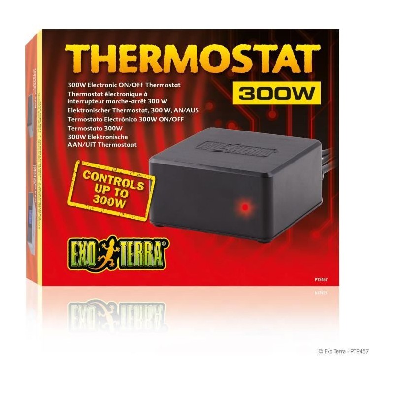 Thermostat électronique pour terrarium - EXO TERRA - Interrupteur mar Thermostat électronique pour terrarium - EXO TERRA - Interrupteur mar