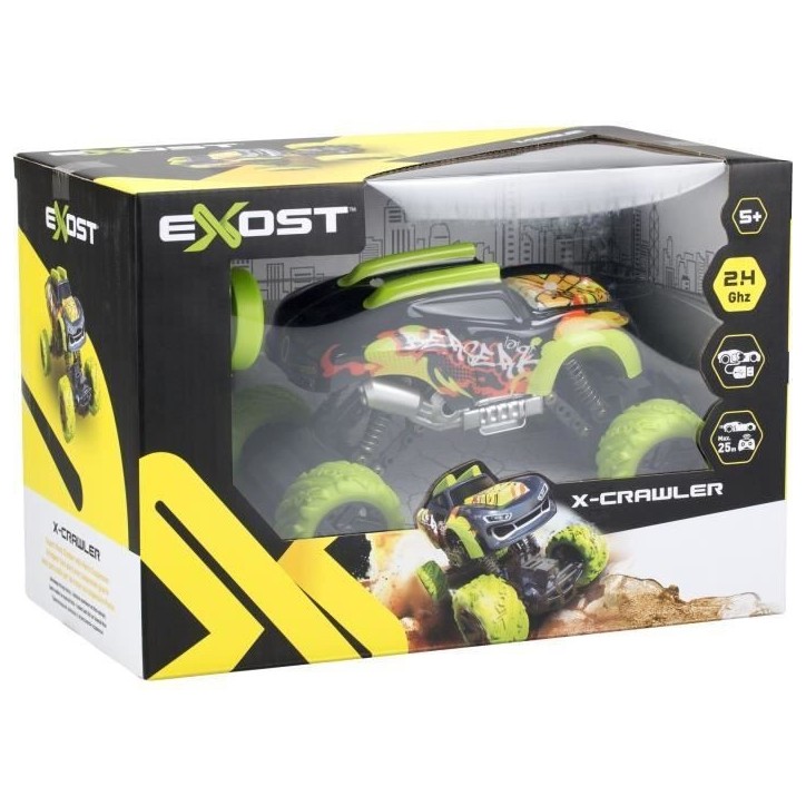 Voiture télécommandée 4x4 EXOST X-CRAWLER avec suspensions avant et arriere - 20cm - Des 5 ans