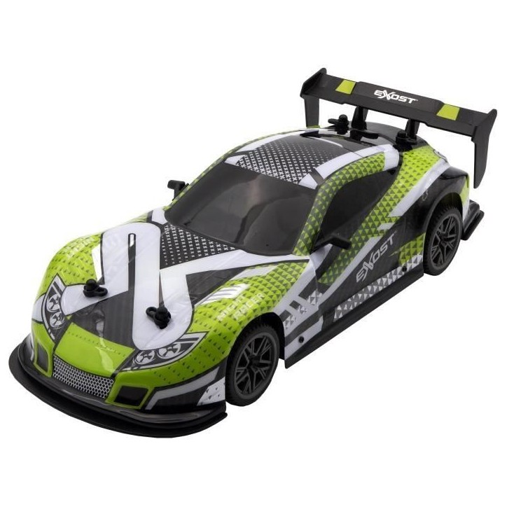 Voiture Télécommandée - EXOST - Flash Light 1:14 - 15 km/h - 31 -5 cm - vert - des 5 ans Voiture Télécommandée - EXOST - Flash Light 1:14 - 15 km/h - 31 -5 cm - vert - des 5 ans