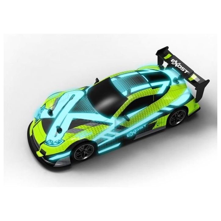 Voiture Télécommandée - EXOST - Flash Light 1:14 - 15 km/h - 31 -5 cm - vert - des 5 ans Voiture Télécommandée - EXOST - Flash Light 1:14 - 15 km/h - 31 -5 cm - vert - des 5 ans