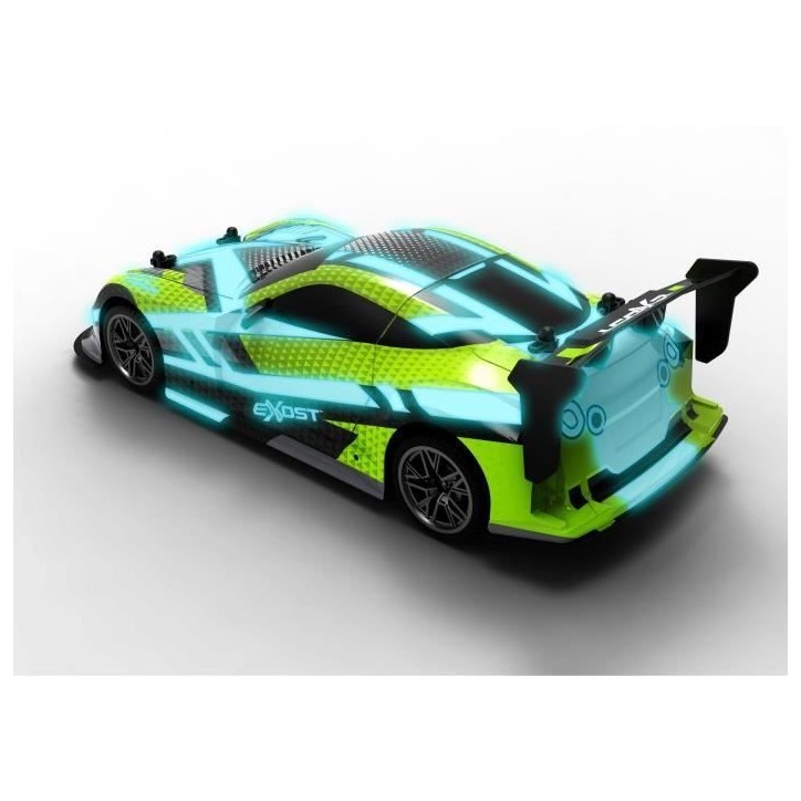 Voiture Télécommandée - EXOST - Flash Light 1:14 - 15 km/h - 31 -5 cm - vert - des 5 ans Voiture Télécommandée - EXOST - Flash Light 1:14 - 15 km/h - 31 -5 cm - vert - des 5 ans