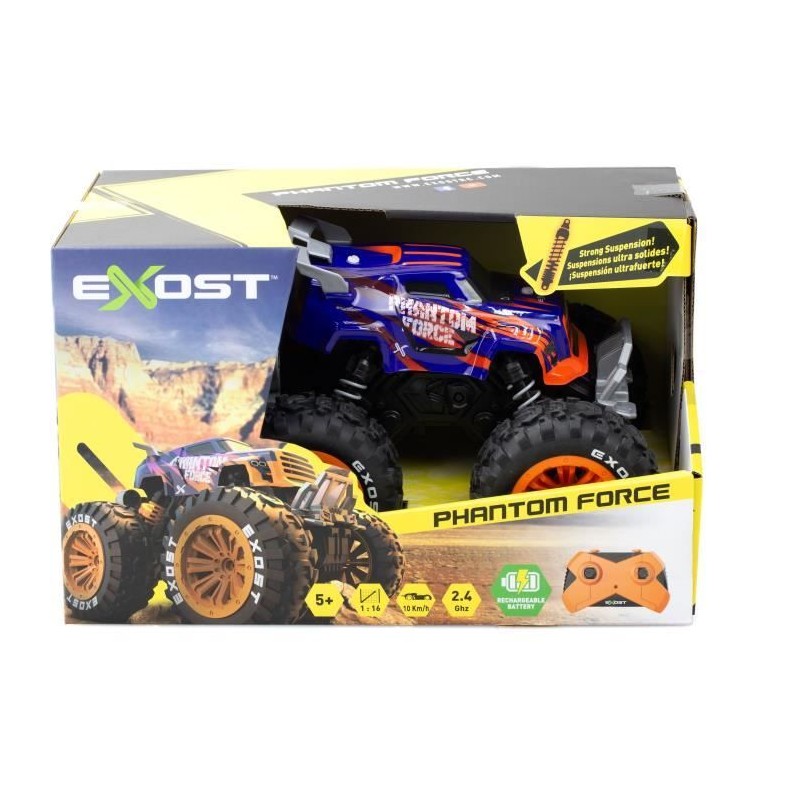 Voiture Télécommandée - EXOST - Phantom Force 1:16 - 10 km/h - 28 - Voiture Télécommandée - EXOST - Phantom Force 1:16 - 10 km/h - 28 -