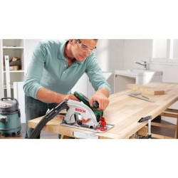 BOSCH Scie circulaire PKS 55A 1200W, 160mm + boîtier récupération -